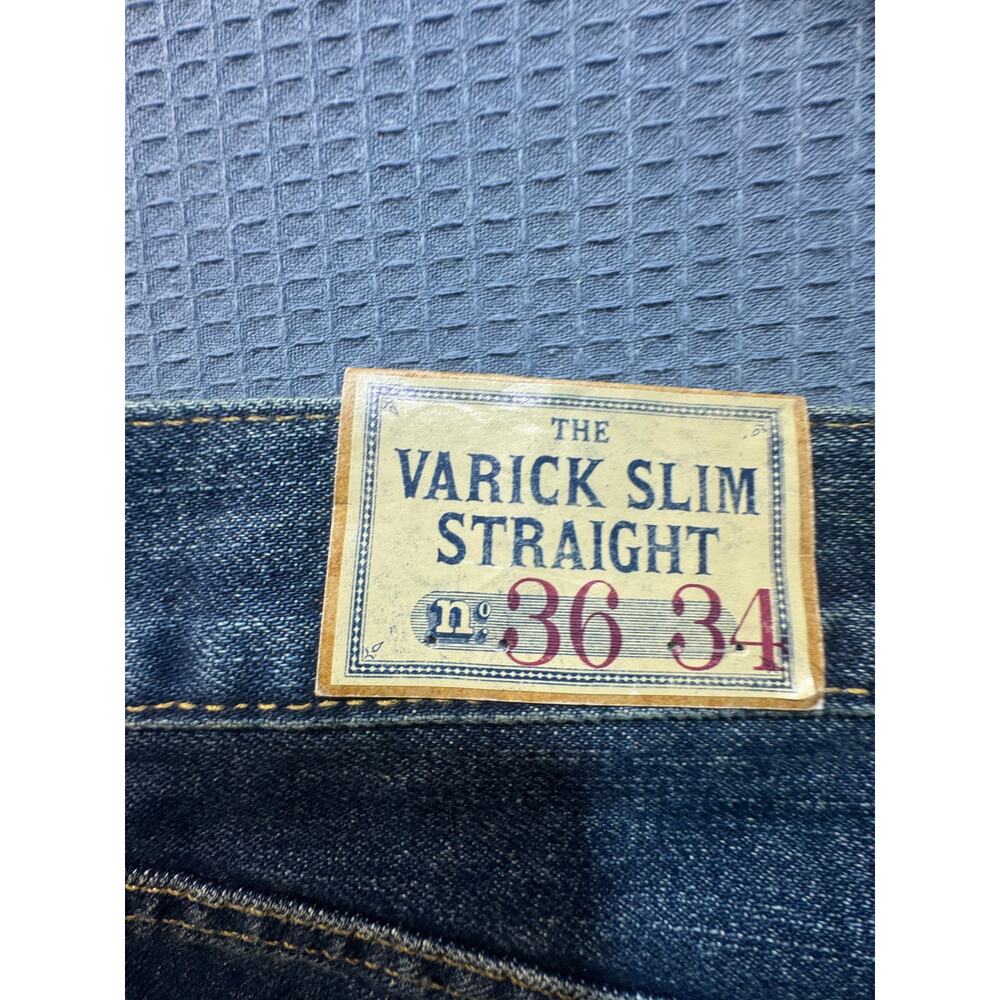 Polo Ralph Lauren THE VARICK SLIM STRAIGHT Men's Jeans Sz 36 Blue Brand New - Picture 8 of 10
